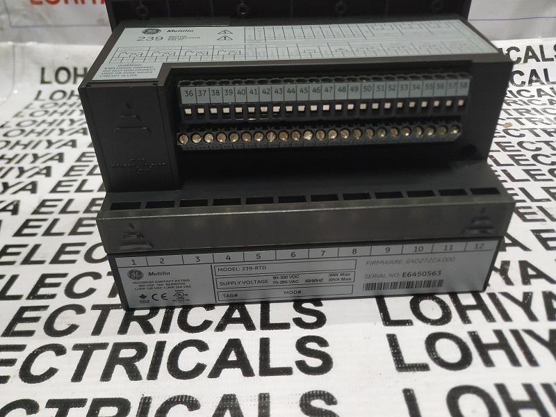 Ge Multilin 239 Motor Protection Relay 239-rtd
