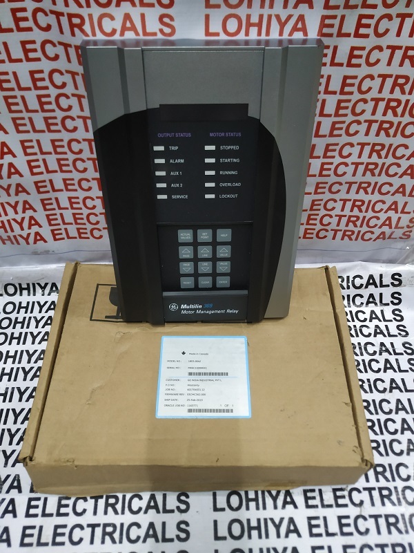 Ge Multilin 369 Motor Management Relay 1853-4042