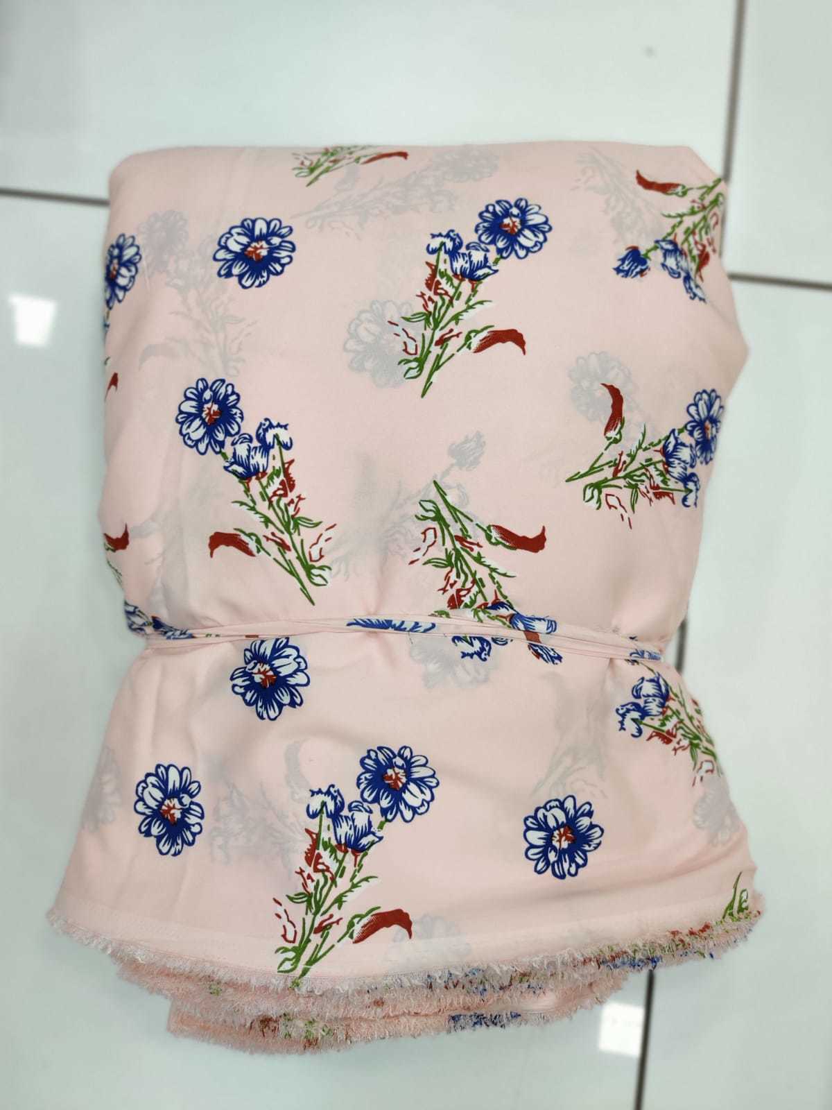 Royal Printed Fabrics - Polyester, 44 Inch Width, 70 Gsm Weight | Vibrant Patterns, Durable Texture, Wrinkle Resistant, Versatile Applications