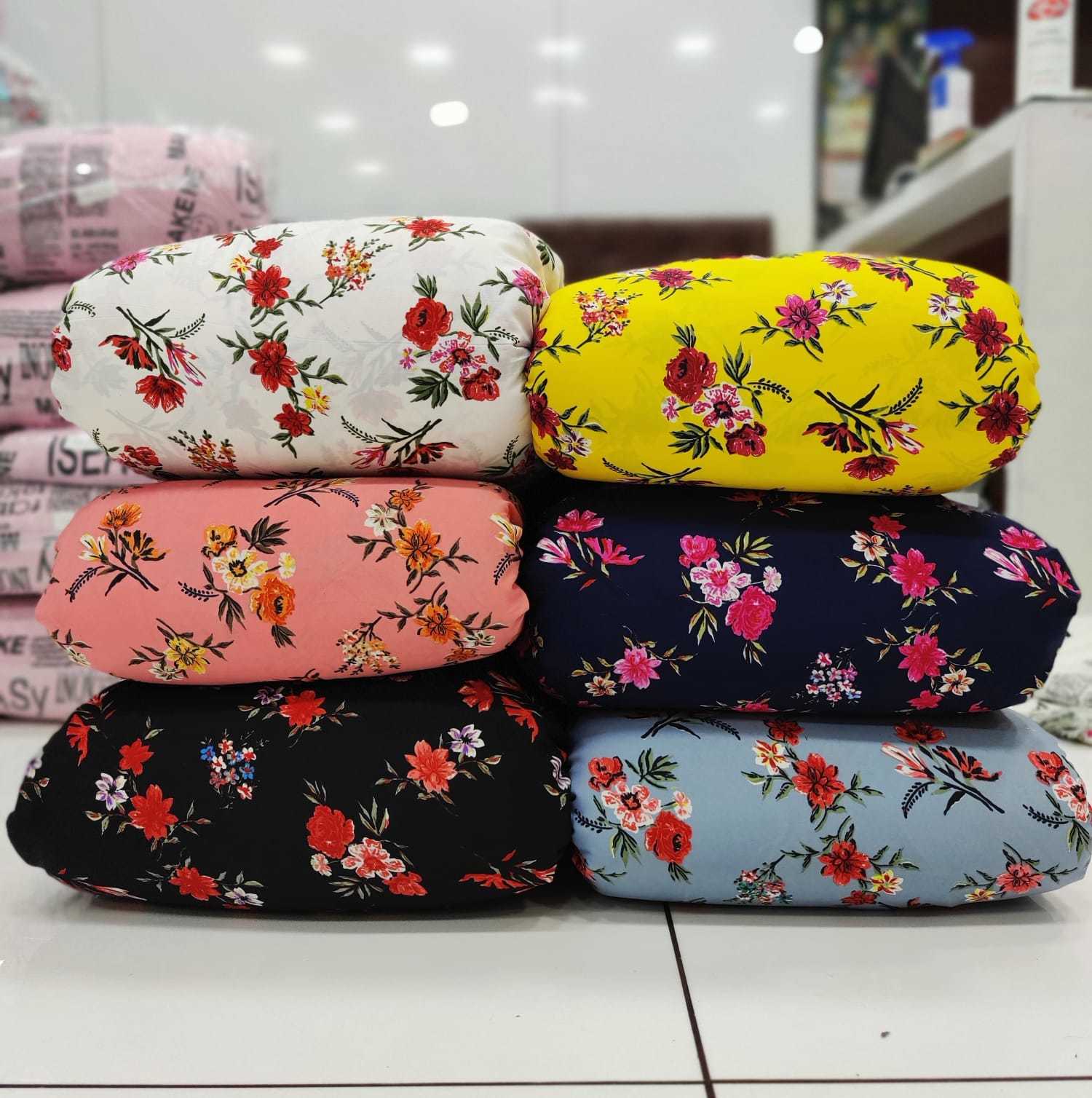 Royal Printed Fabrics - Polyester, 44 Inch Width, 70 Gsm Weight | Vibrant Patterns, Durable Texture, Wrinkle Resistant, Versatile Applications