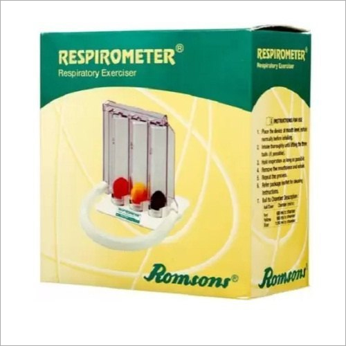 Romsons Respirometer - 3 Stage Chamber Design | Efficient Oxygen And Carbon Dioxide Exchange, Dis-assemblable For Easy Cleaning, Transparent For Easy Monitoring