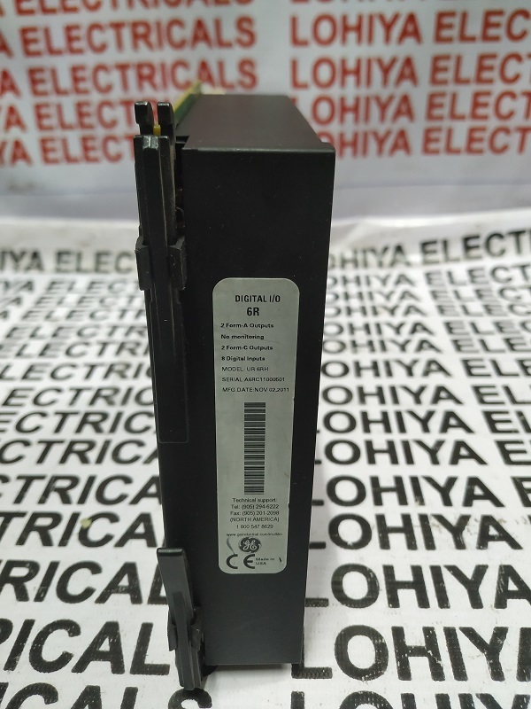 Ge Multilin Ur 6rh Digital I/o 6r Module