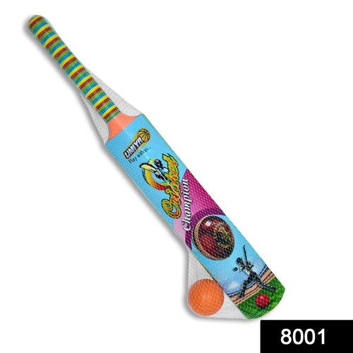 Plastic Cricket Bat and Ball Toy for Kids - Lightweight, Durable ABS Plastic | Weather-Resistant, Non-Toxic, Ideal for Ages 2-10, Indoor-Outdoor Fun