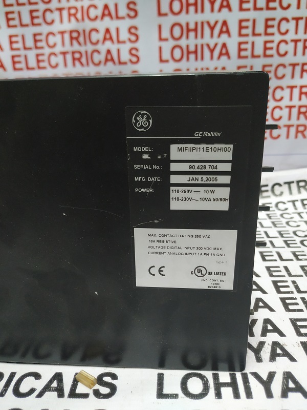 Ge Multilin Mif Ii Digital Feeder Realay Mifiipi11e10hi00