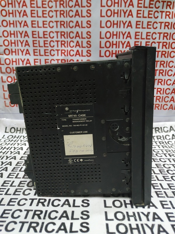 Ge Power Management Transformer Management Relay 745-w2-p1-g1-hi