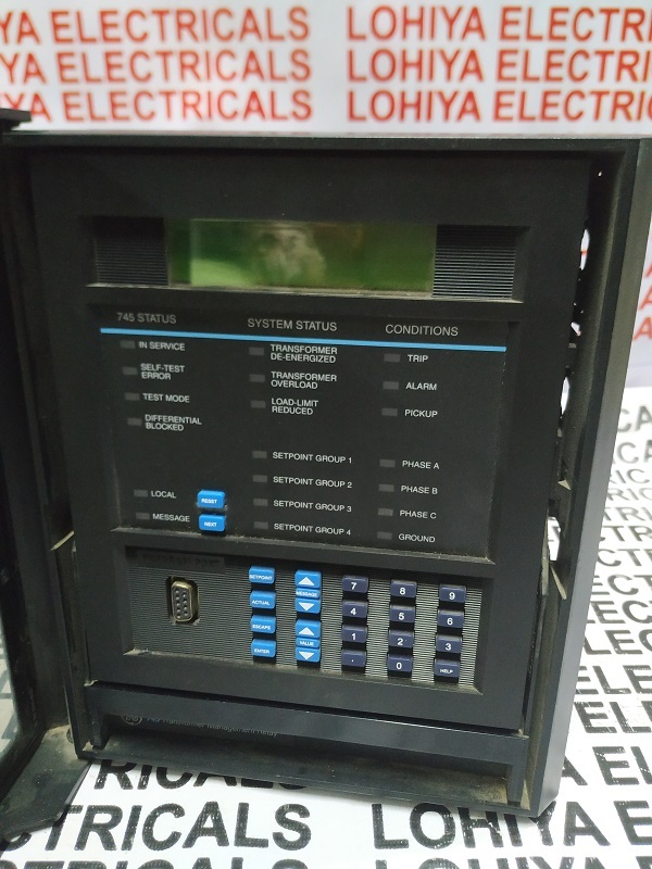 Ge Power Management Transformer Management Relay 745-w2-p1-g1-hi