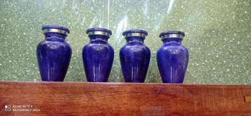 ब्रास ब्लू ओशन हाई क्वालिटी कीपसेक कलश अंतिम संस्कार की आपूर्ति