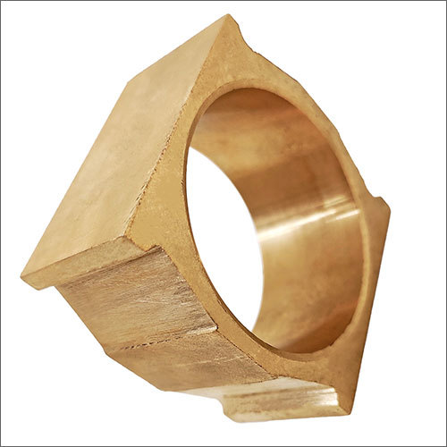 Front Cam Block - Bronze Material, Polished Finish, Golden Color | Industrial Radial Cam Valve Control System