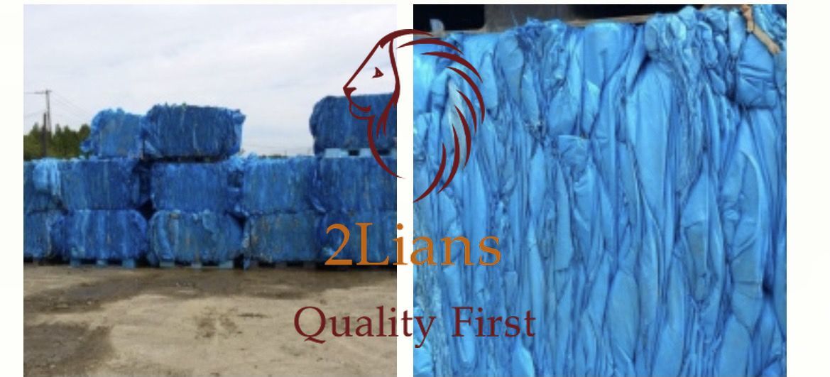High-density Polyethylene Hdpe Sheet Blue Color Plastic Scrap