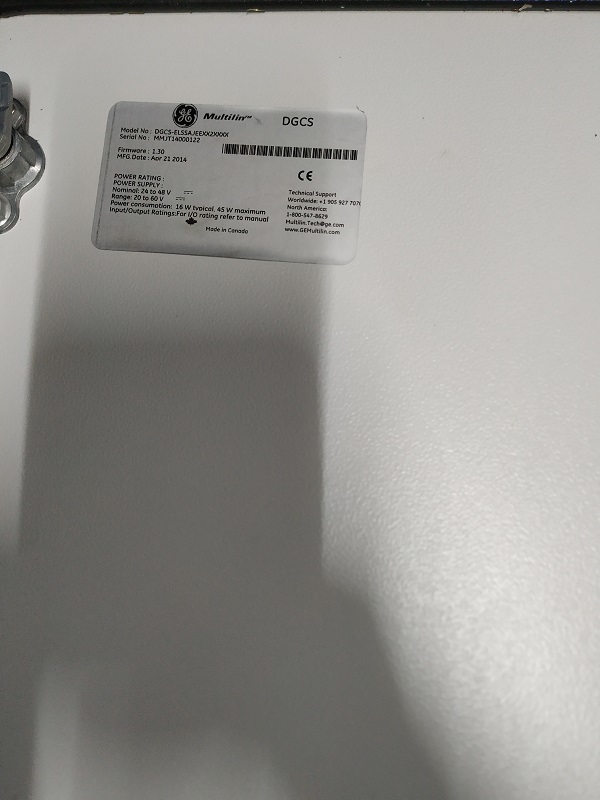 Multilin Dgcs Switch Controller Dgcs-elssajeexx2xxxx