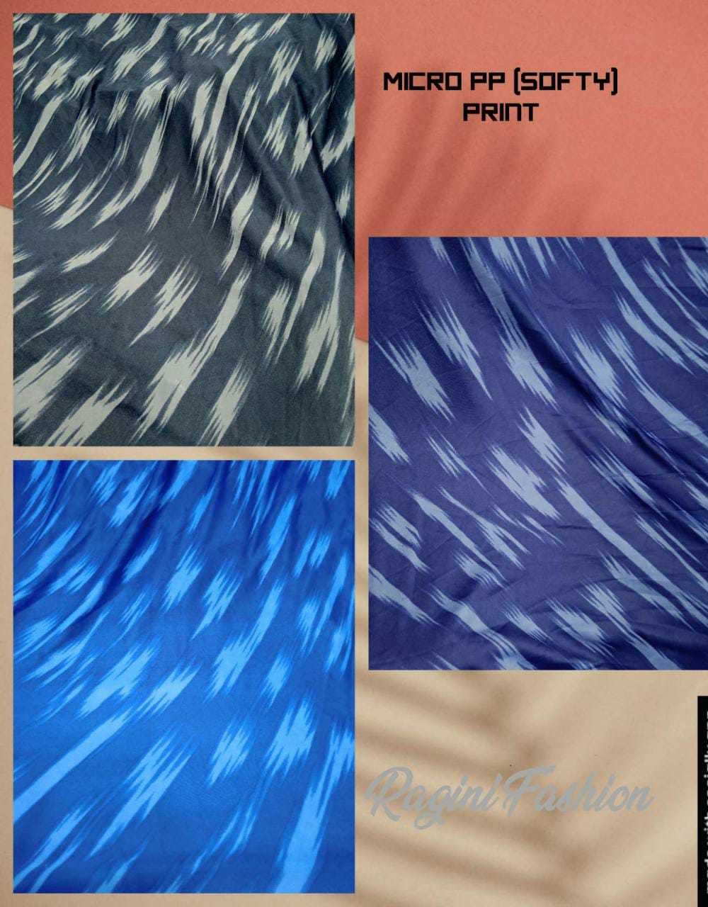 Polyester Micro P.p Softy Print Fabric - 60 Inch Width, 175 Gsm | Exceptionally Soft, Quick Dry, Stretchable, Washable