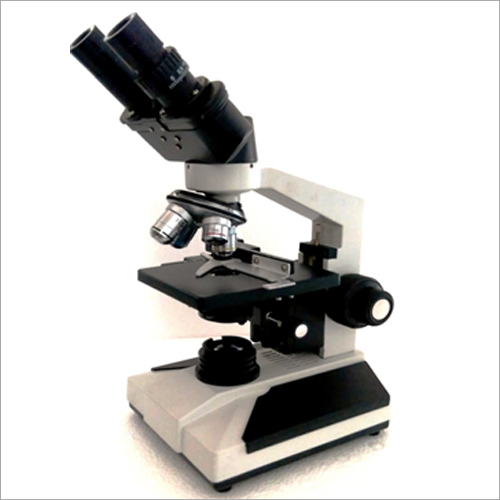 Binocular Coaxial Microscope - 3V LED Light, 45 Degree Inclined & 360 Degree Rotatable View Head, 1.25 N.A. Iris Diaphragm Condenser, 10x Wide Field Eyepieces