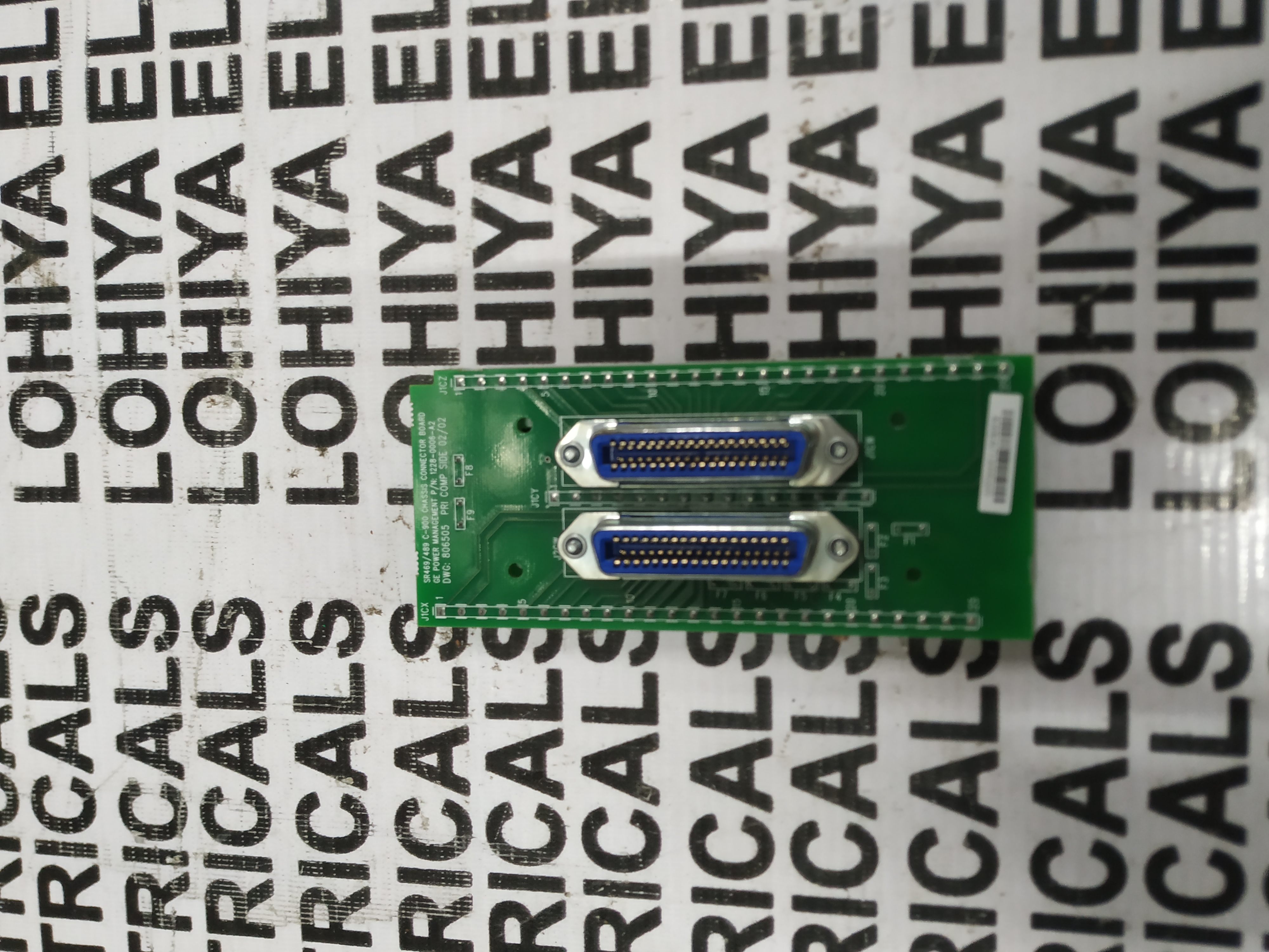 Ge Multilin Sr469/489c-900 Chassis Connector Board Ge Power Management 1228-0006-a2