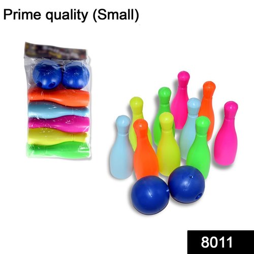Mini Bowling Set - Plastic, Standard Size | Multicolor Design, Lightweight, Safe Edges for Kids Ages 2-8, Fun Indoor/Outdoor Game