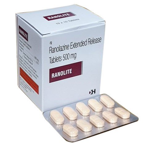 Ranolazine Tablets - Dosage As Directed By Doctor, Efficient Blood Flow Support For Chronic Angina Relief | Suitable For Adults, Aged Persons, And Women