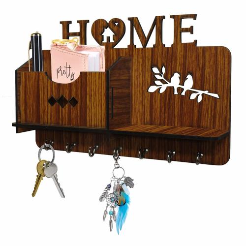 Wooden Finish Key Holder
