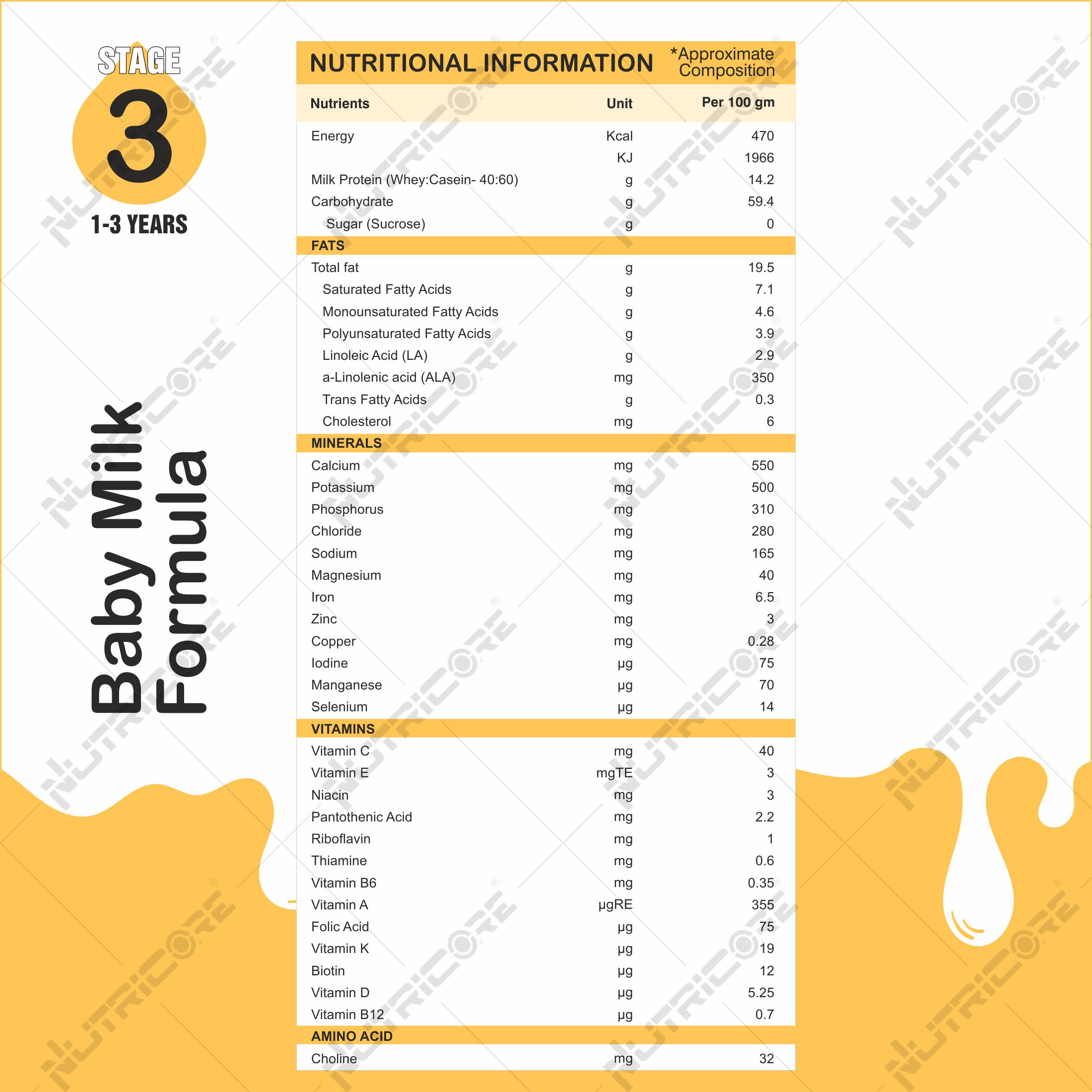Infant Milk Powder Stage- 3