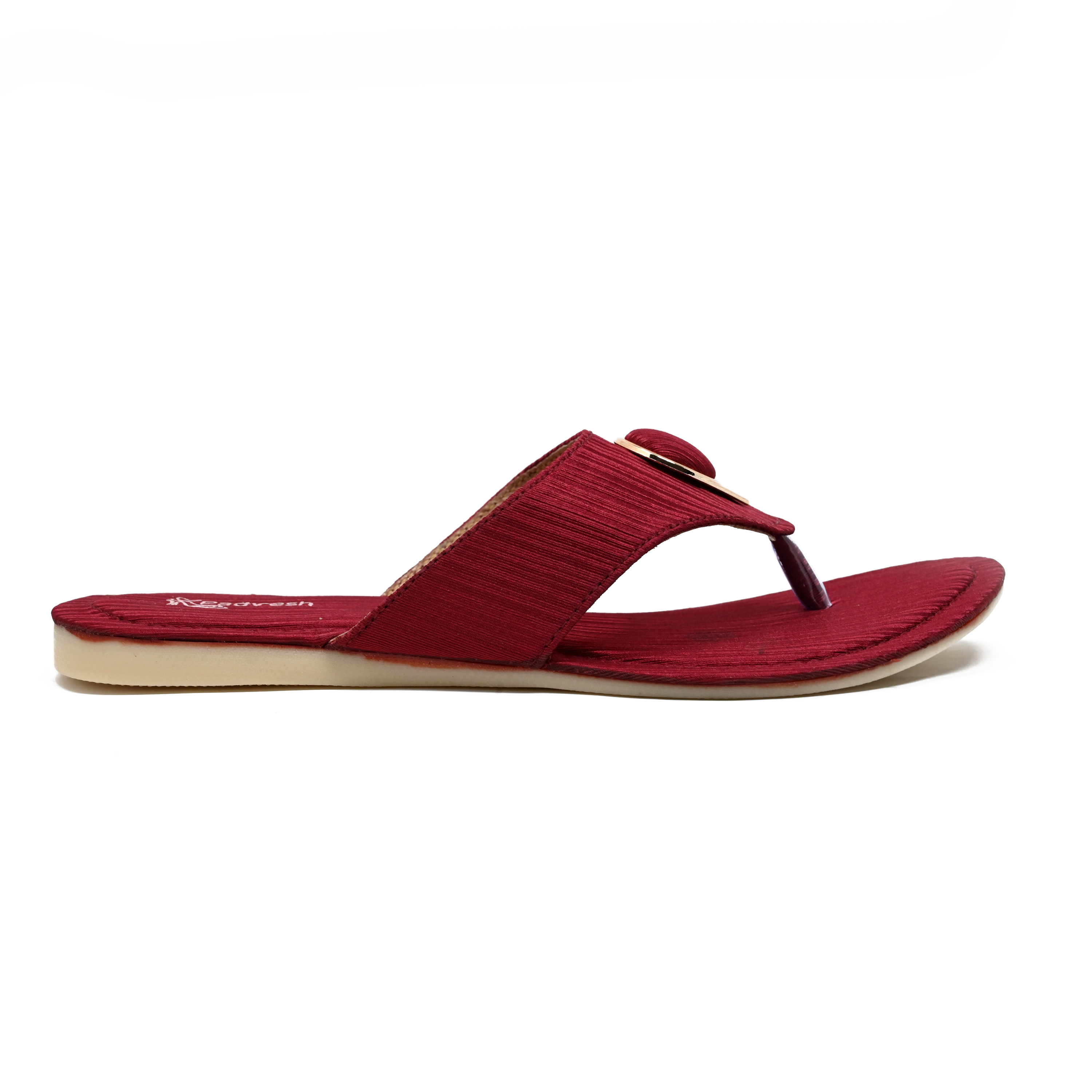 Maroon Ladies Red Color Footwear