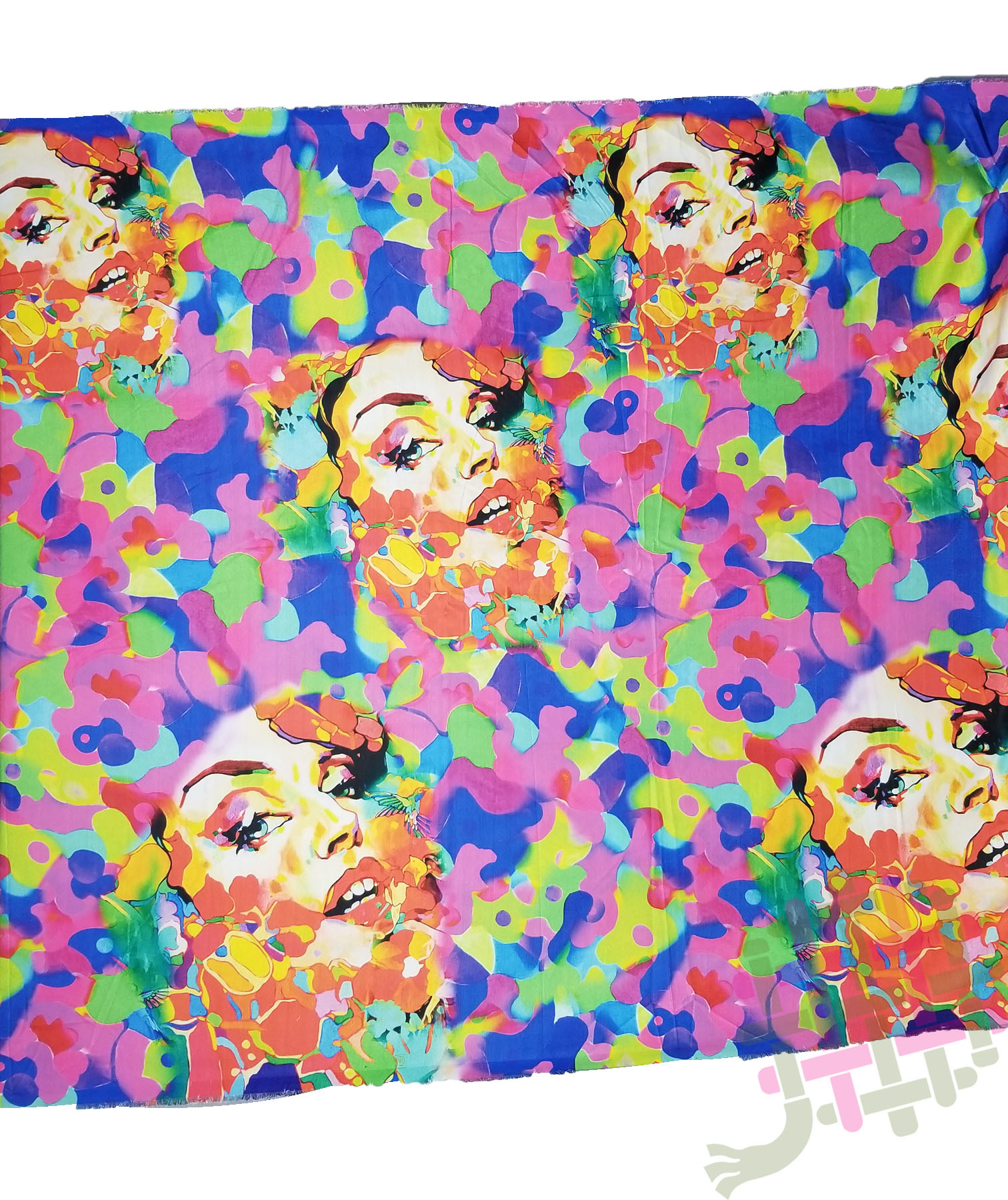 Deearna Export's Fancy Multi-design Digital Print Khadi Rayon Unstitched Fabric - 58" Width, Multicolor Options, Washable, Perfect For Kurtis, Gowns, & More