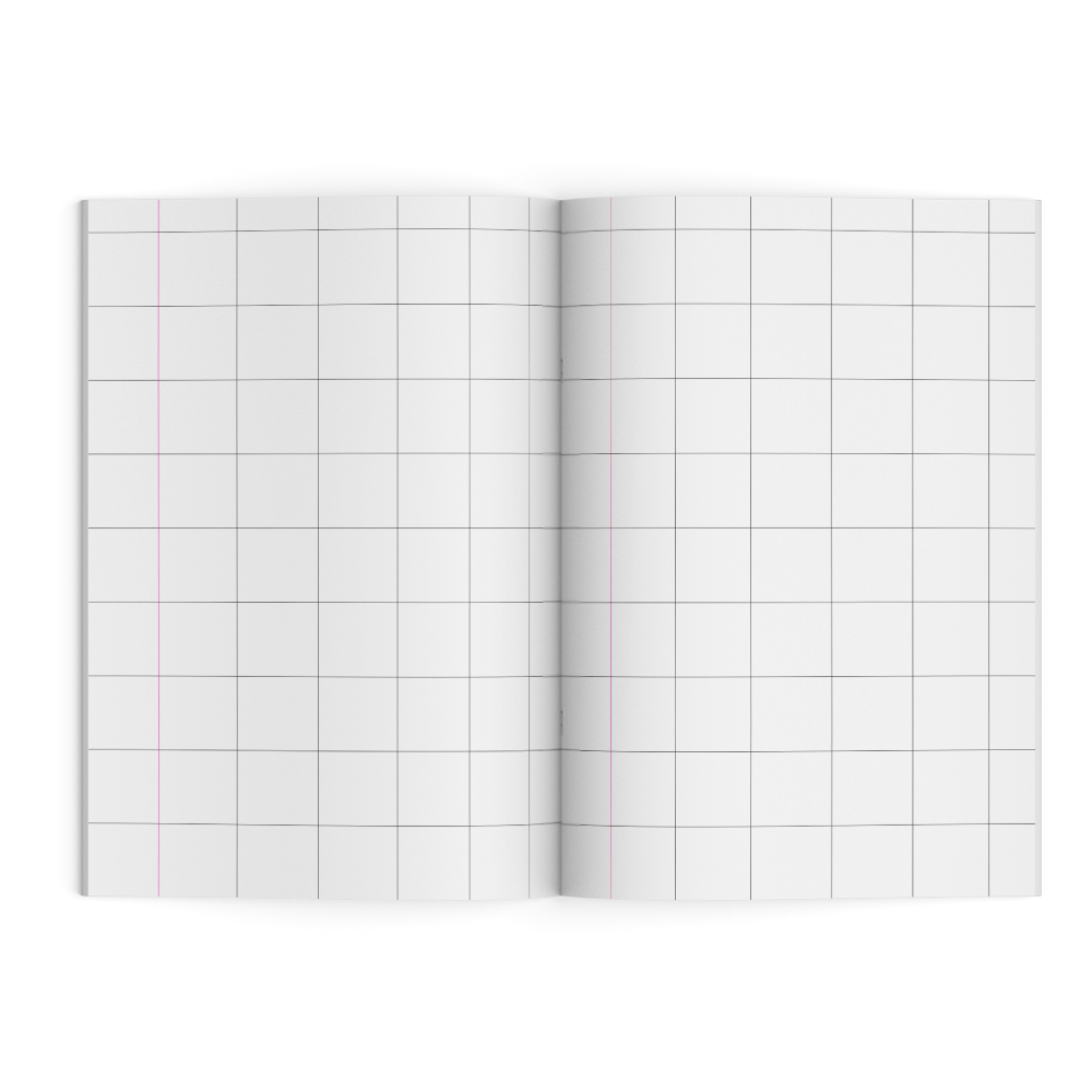 A5 Book Big Square 76 Pages Center Pinning