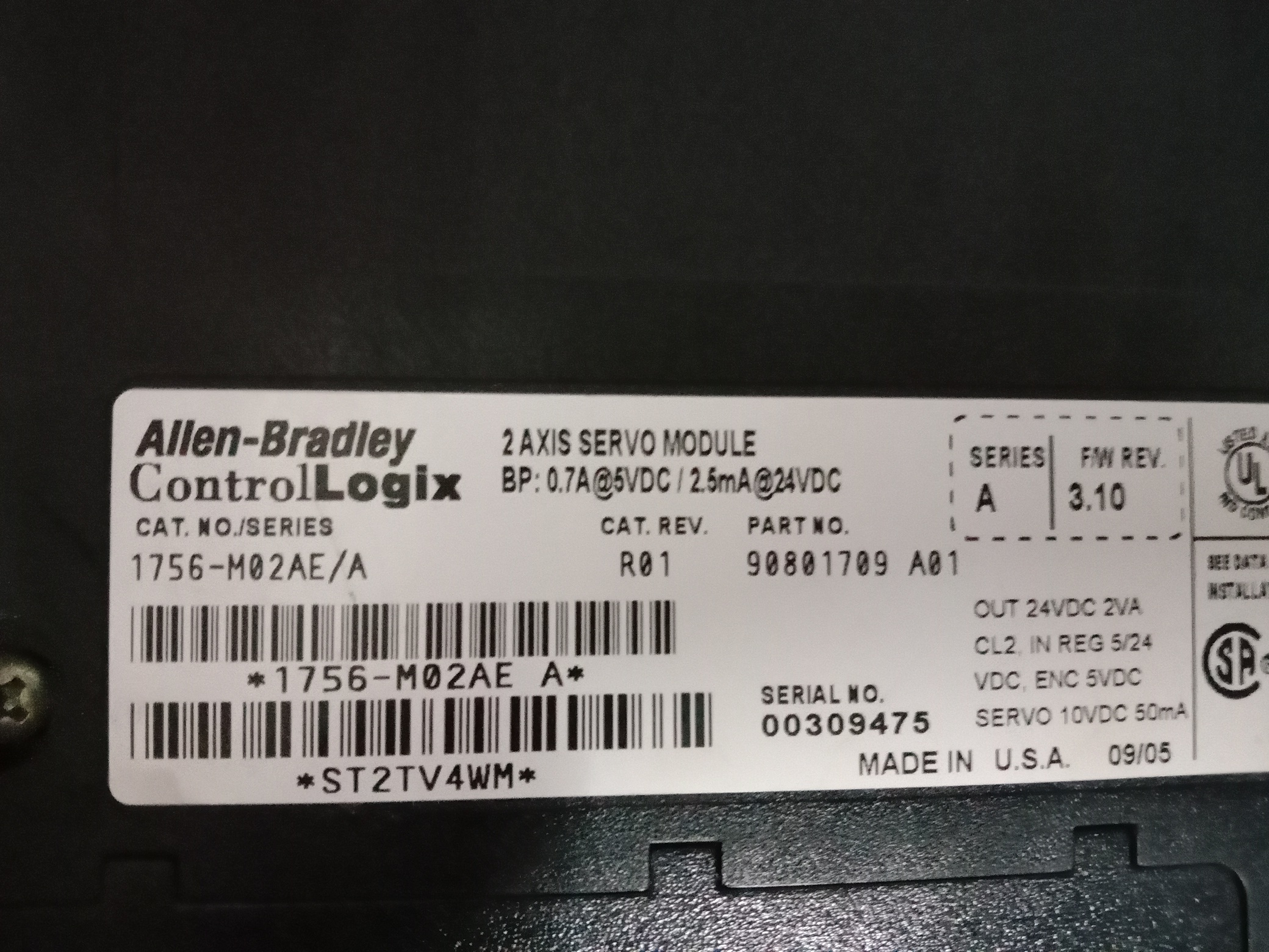 Allen Bradley Encoder 1756-m02ae/a