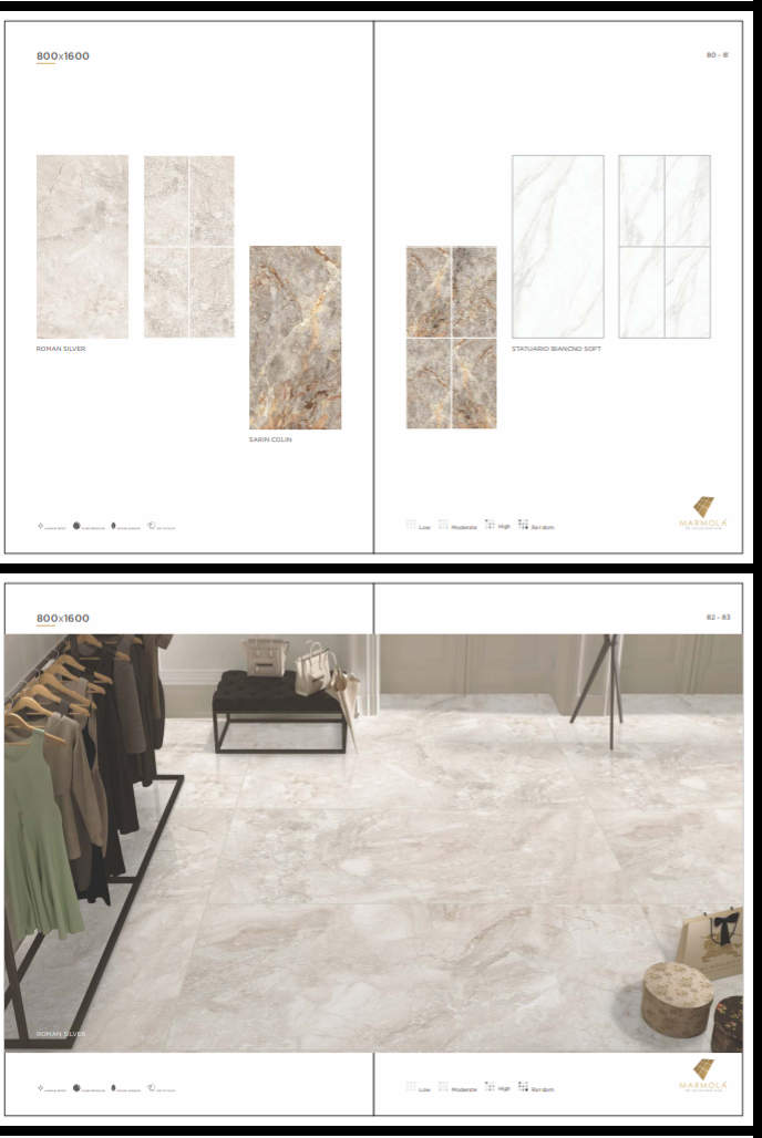 Ceramic Slab Tile 800 X 1600mm