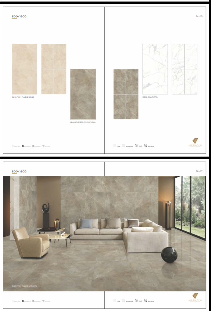 Ceramic Slab Tile 800 X 1600mm