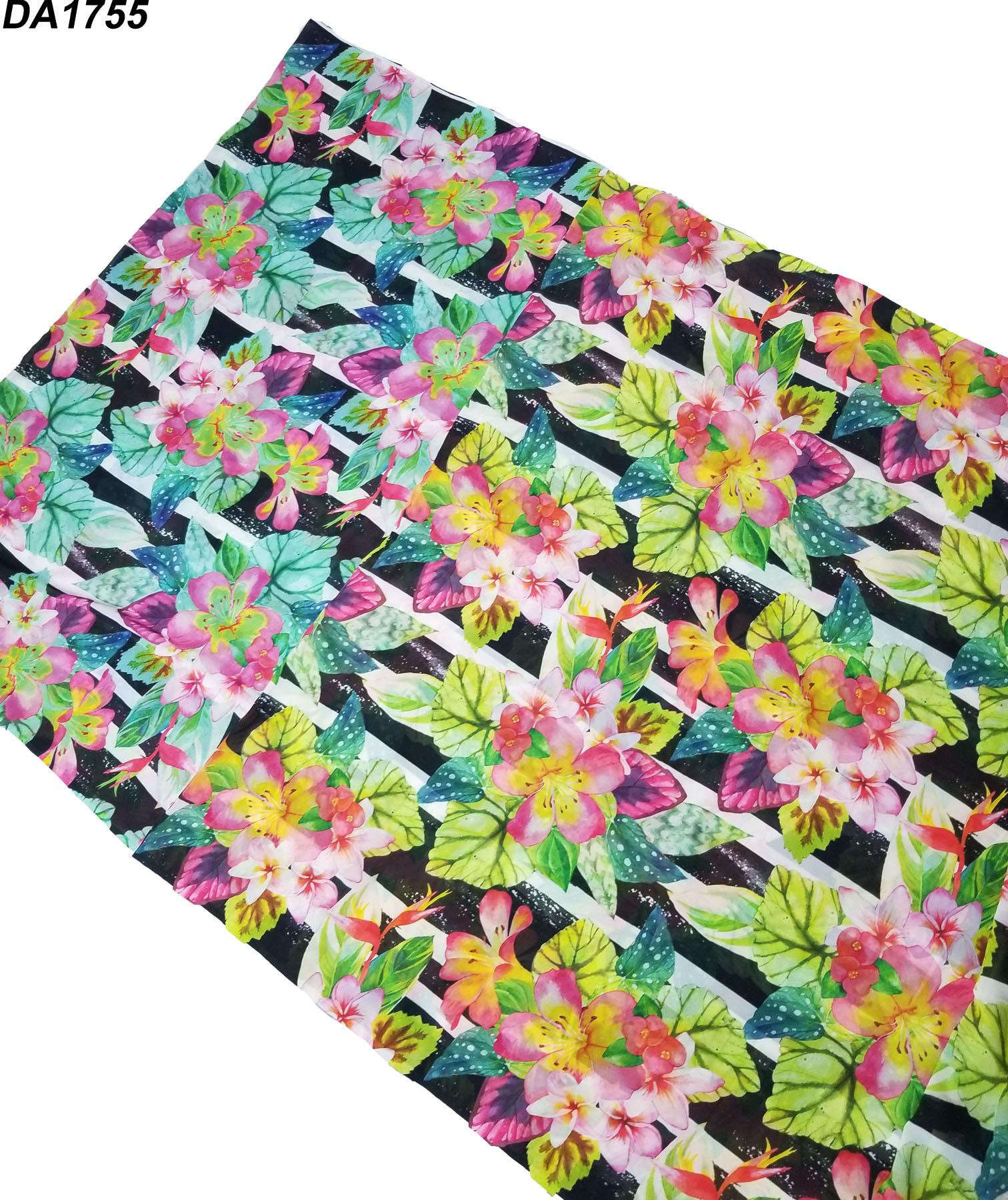 Deearna Exports Fancy Mumbai Georgette Digital Print Unstitched Fabric For Women's Clothing - 44" Wide, Multicolor Printed Fabric, Washable Material