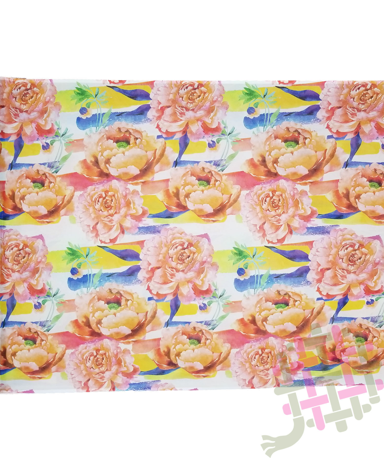 Deearna Exports Mumbai Georgette Fancy Digital Print Unstitch Fabric Material For Womens Clothing - 44" Inch Width, Multicolor Printed Texture, Washable Use
