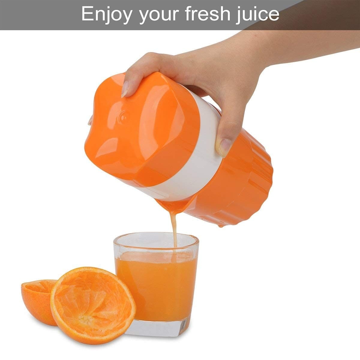 Manual Hand Juicer With Strainer And Container