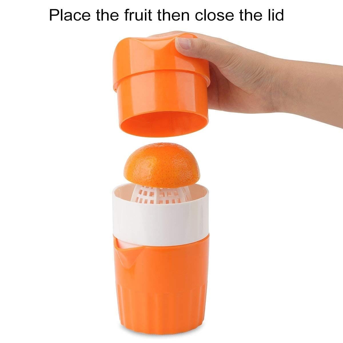 Manual Hand Juicer With Strainer And Container