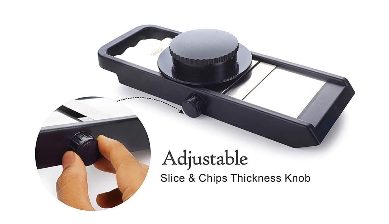 Fiber Potato And Vegetable Adjustable Thickness Slicer