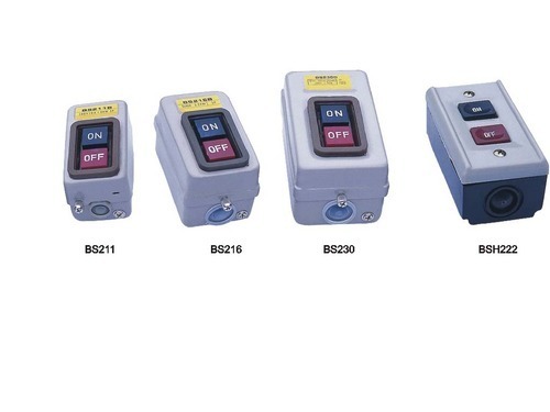 Bs211b, Bs216b, Bs230b 3p Ac Motor On Off Switch,self-locking On/off Power Push Button Switch 220v/380v Base Material: Metal Base