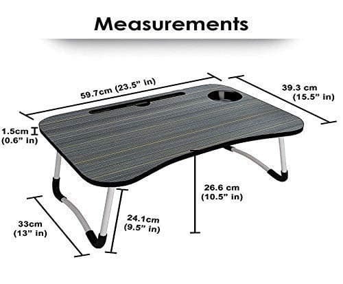 Black Foldable Laptop Table