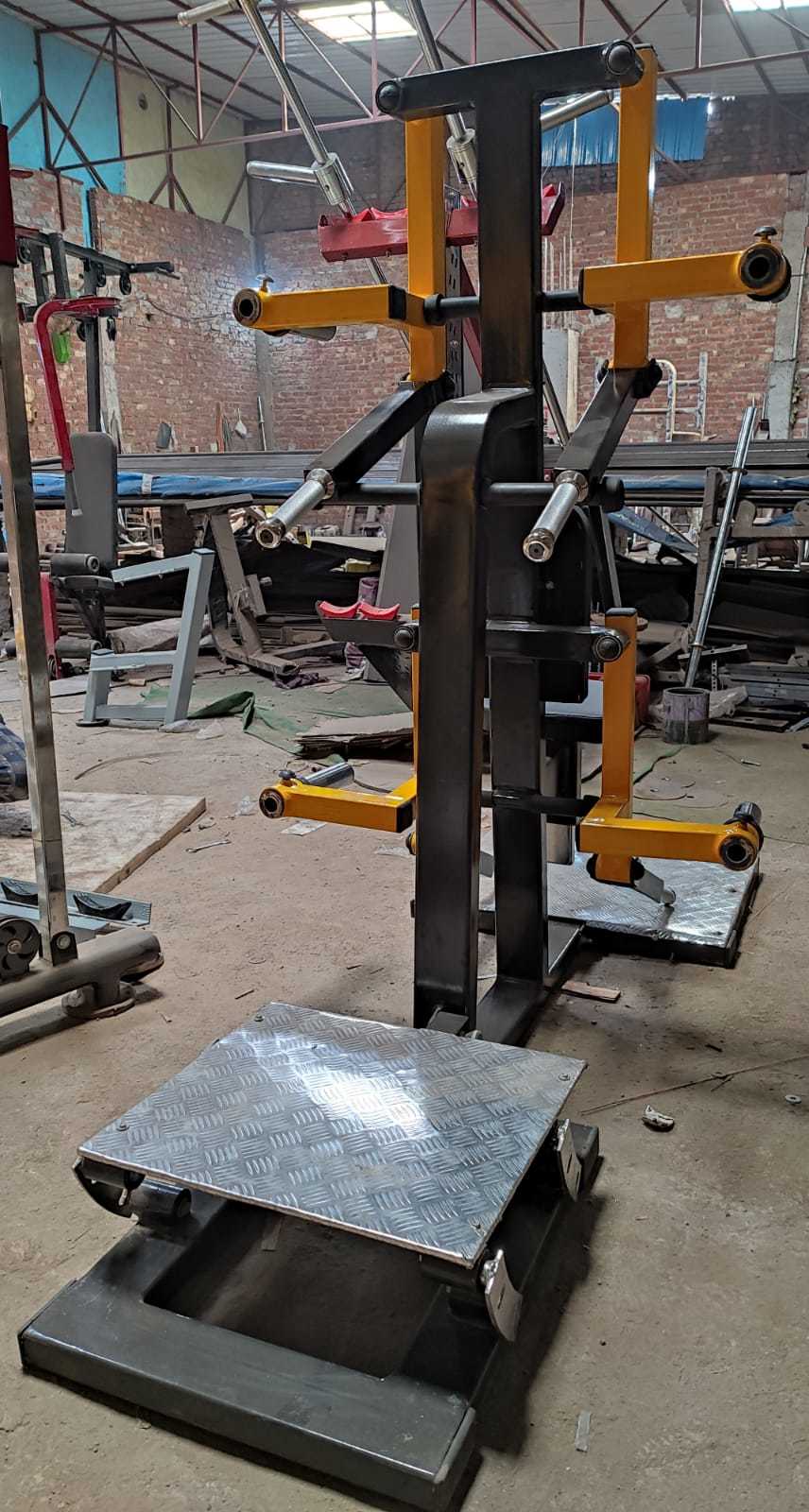 Lateral Raise Hammer Machine - 12 Gauge Apollo Isi Pipe, Customized Soft Foam Seat | Adjustable Height Functionality, Advanced Double Effect Welding For Stability, Plate Loaded Weight System