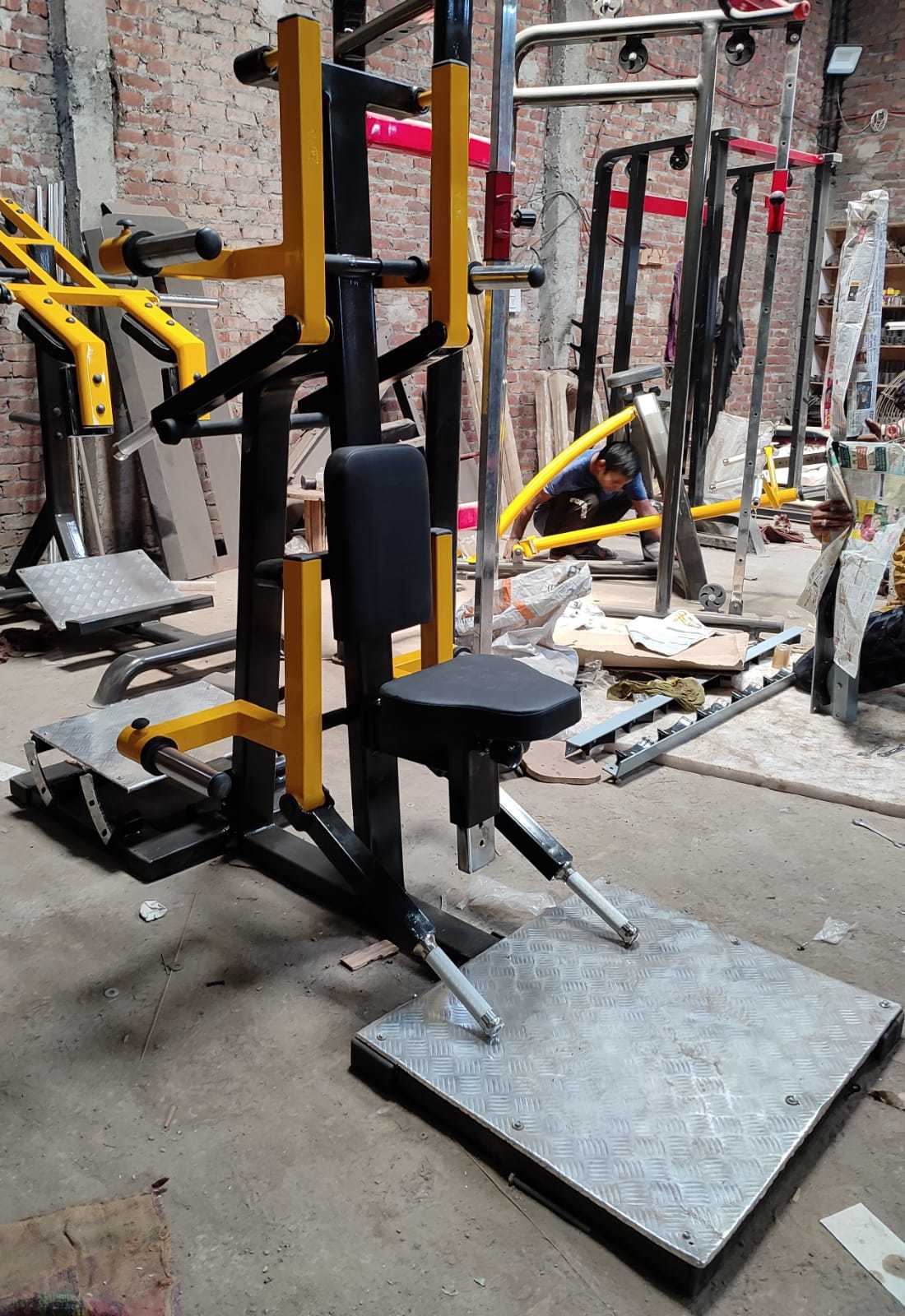 Lateral Raise Hammer Machine - 12 Gauge Apollo Isi Pipe, Customized Soft Foam Seat | Adjustable Height Functionality, Advanced Double Effect Welding For Stability, Plate Loaded Weight System