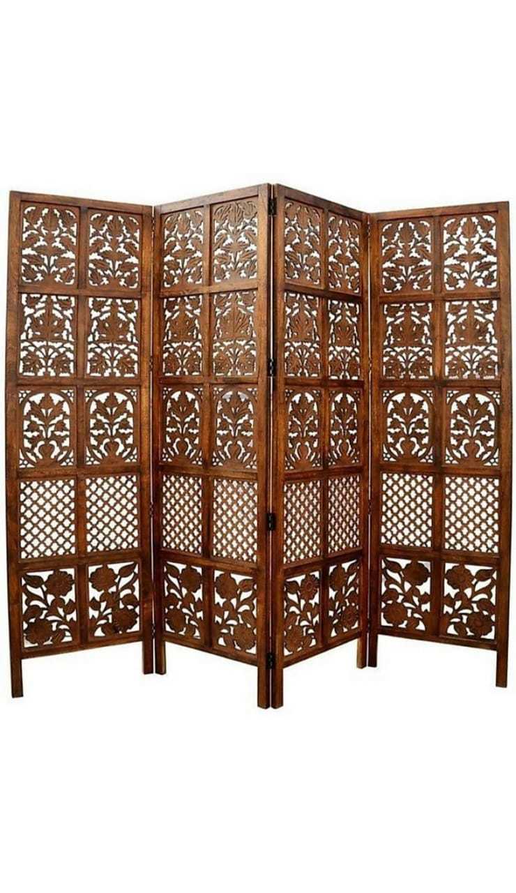 Living Room Wooden Partition Screen