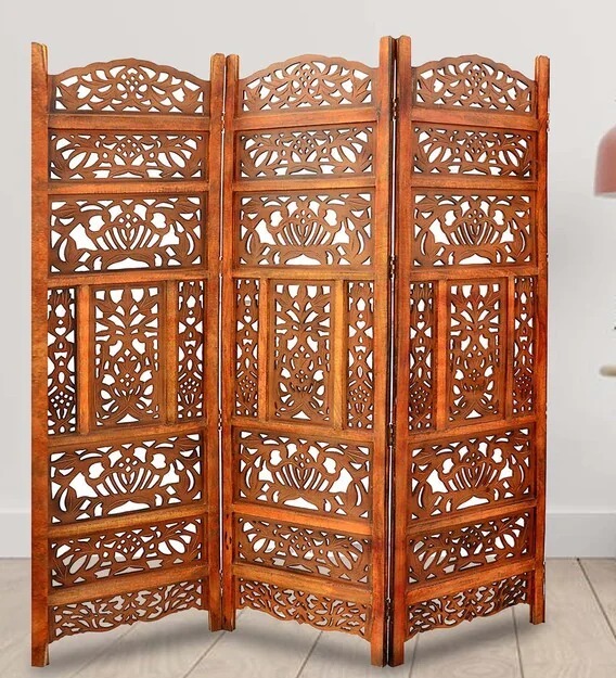 Living Room Wooden Partition Screen