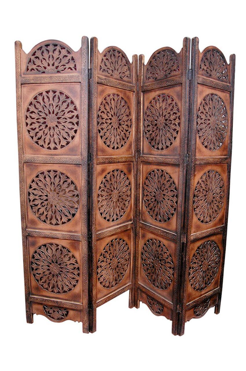 Living Room Wooden Partition Screen