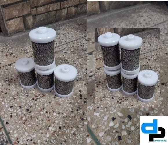 Fiber Glass Media Pvc Cap Moisture Separator Filter