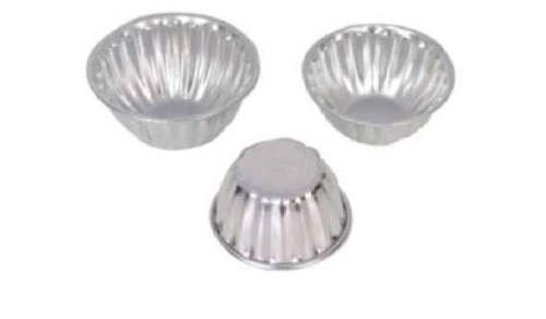 एल्यूमीनियम मिनी जेली बाउल मोल्ड आयाम (L* W* H): 2.75 X 1.75 इंच (इंच)