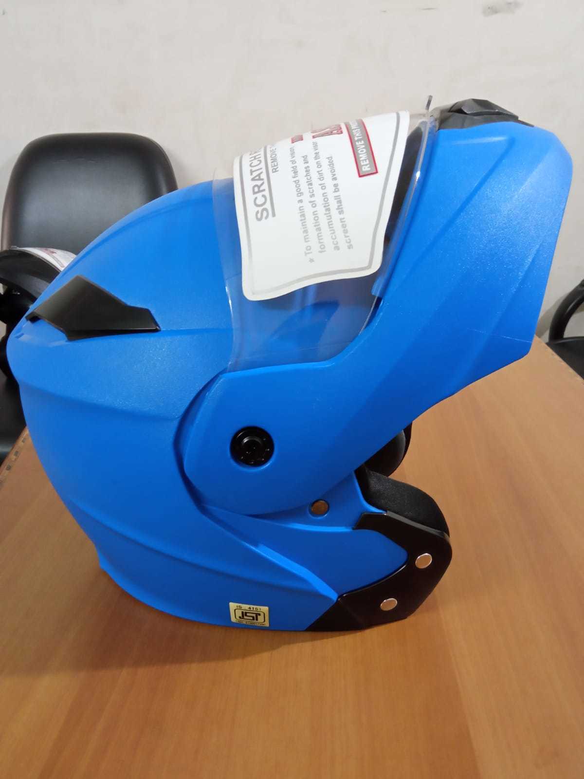 Full Face Helmet - Blue Color | Best For Motorcycle Riding Durable And Comfortable Design
