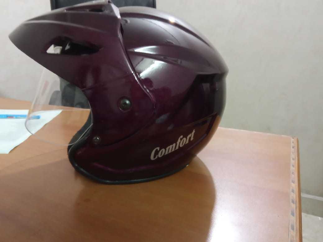 Open Face Helmet - Size 580, Purple Color | Lightweight 900g Motorcycle Helmet For Riding
