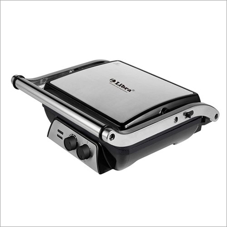 Panini Press Grill & Jumbo Sandwich Maker - 2000 Watts Stainless Steel, 4 Slice Capacity, 180-Degree Adjustable Hinge, Easy Clean Non-Stick Coating