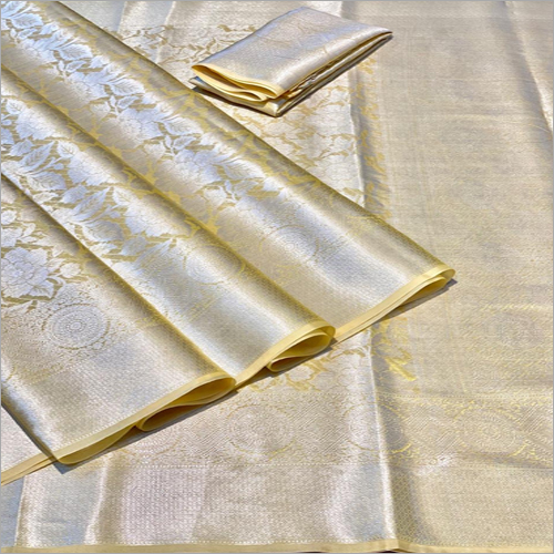 किसी भी रंग की टिश्यू साड़ी