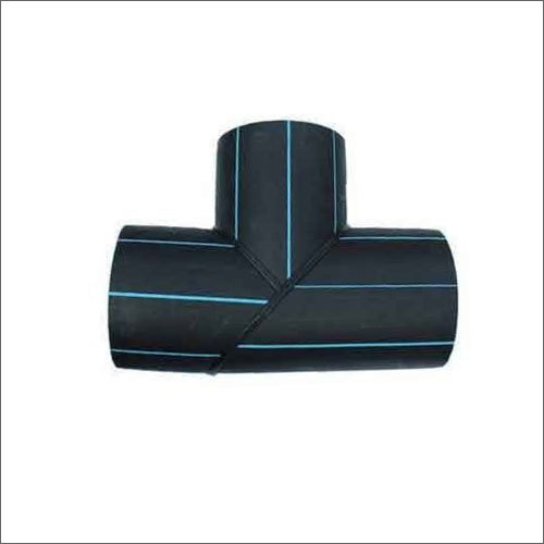 Beriwal HDPE Fabricated Tee - 63 mm Size , Durable Black HDPE Material for High-Pressure Liquid and Gas Transfer