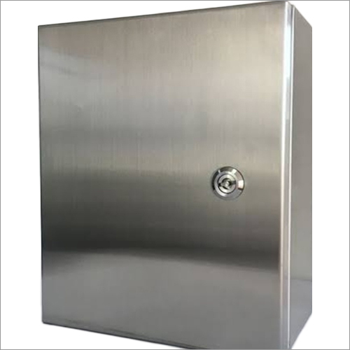 Stainless Steel Electrical Control Panel Box - Galvanized Plated Surface Treatment | Silver Finish, Durable Design