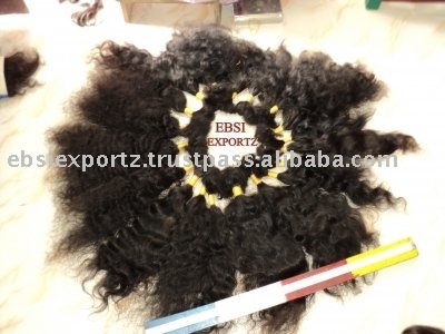 प्राकृतिक घुंघराले बालों का थोक