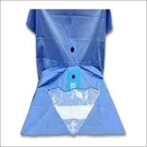 Turp Drape - 100% Cotton, 160cm X 200cm, Blue | Disposable, Non-woven Style, Designed For Trans Urethral Resection Of Prostate