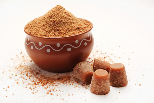Yellow  And Black Jaggery & Jaggery Powder